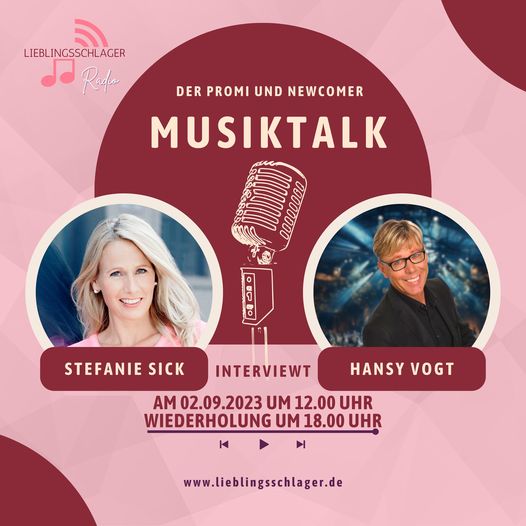 🎙️ Radiointerview mit Hansy Vogt