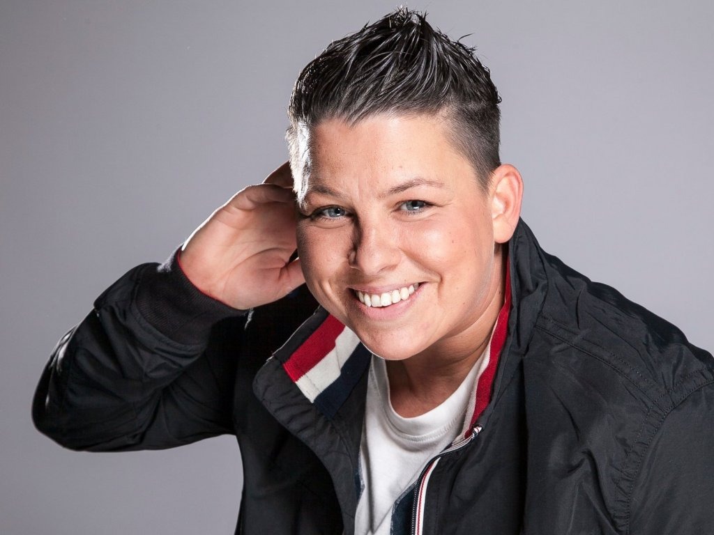 Kerstin Ott erlaubt sich mal einen Scherz