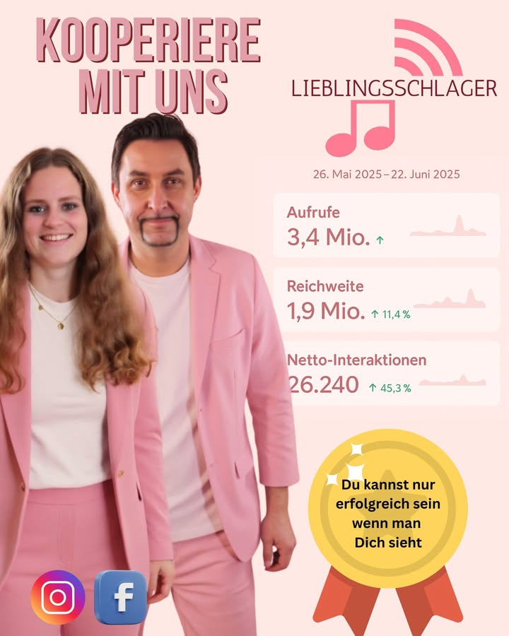 🎤 Lieblingsschlager öffnet die Bühne für DICH! 🎤