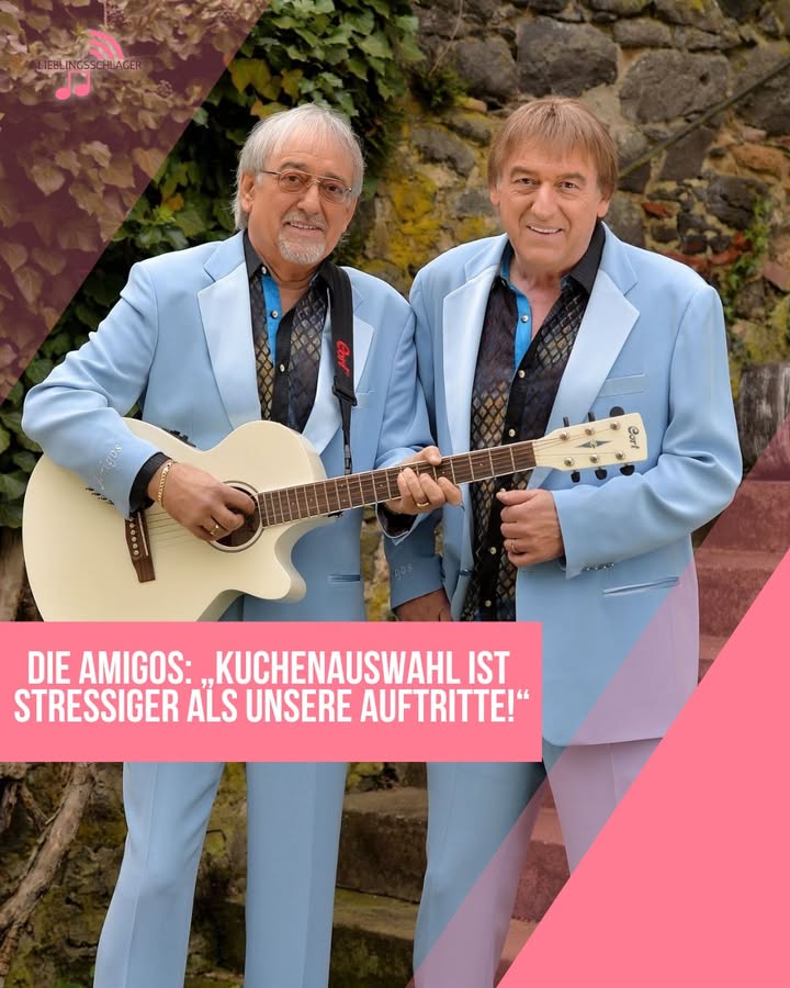 Die Amigos: „Kuchenauswahl ist stressiger als unsere Auftritte!“