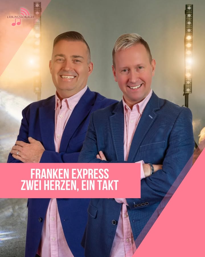 🎶 Franken Express – zwei Herzen, ein Takt.Wenn Andy & Markus die Bühne betreten, spürt man sofort: Hier geht’s nicht nur um Musik – hier geht’s um echte Leidenschaft. Um Momente, die unter die Haut gehen. Um Schlager