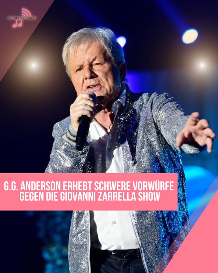 „Eine bodenlose Frechheit“ – G.G. Anderson erhebt schwere Vorwürfe gegen die Giovanni Zarrella ShowAm 23. August 2025 ging die beliebte „Giovanni Zarrella Show“ im ZDF in eine neue Runde – ein Samstagabend-Highlight für Millionen Schlagerfans.