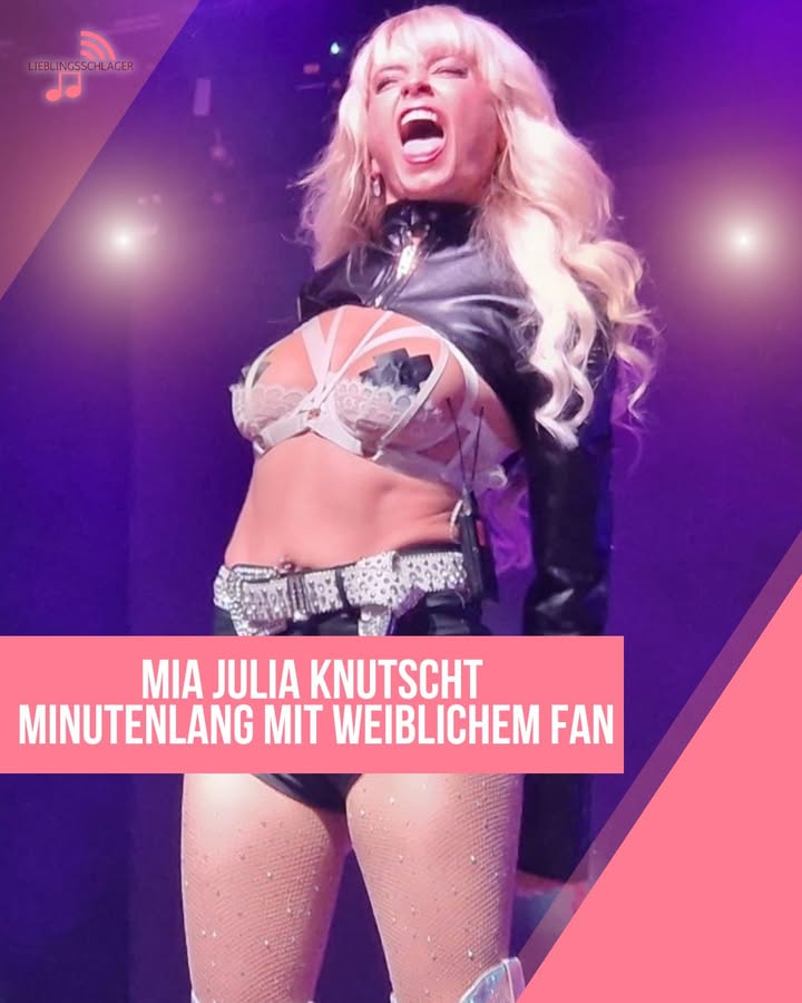 Mia Julia knutscht minutenlang mit weiblichem Fan – heißer Bühnenmoment im Megapark sorgt für Aufsehen Beim Live-Konzert im Megapark auf