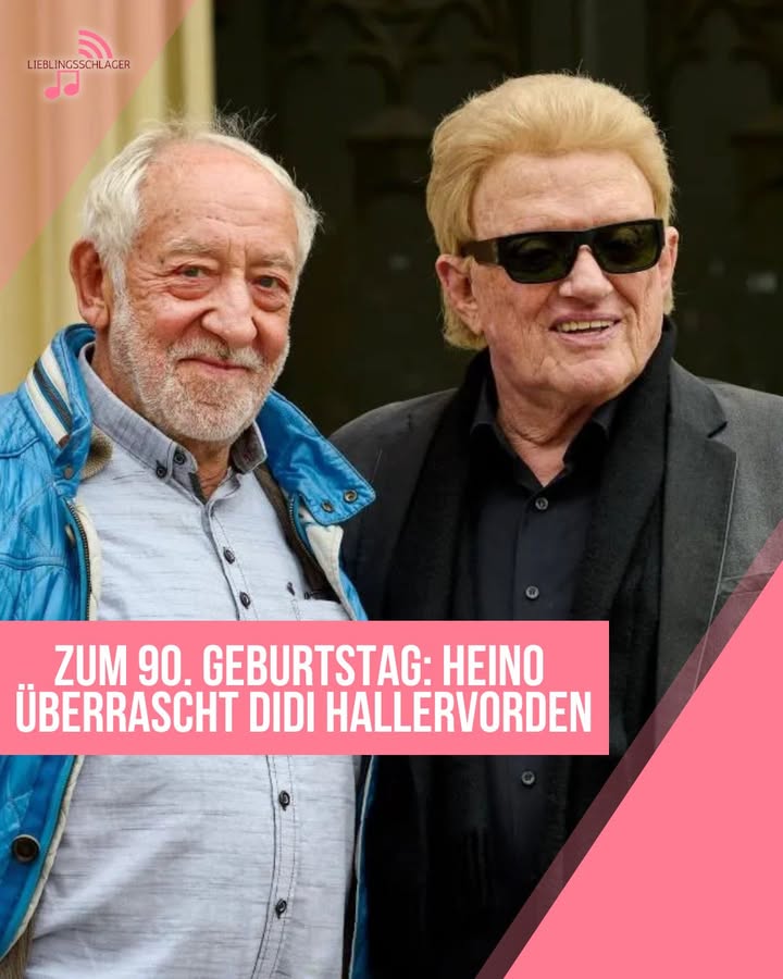 Zum 90. Geburtstag: Heino überrascht Didi Hallervorden mitten in der Nacht – „Wahre Freundschaft kennt keine Uhrzeit“ Berlin. Einen 90.