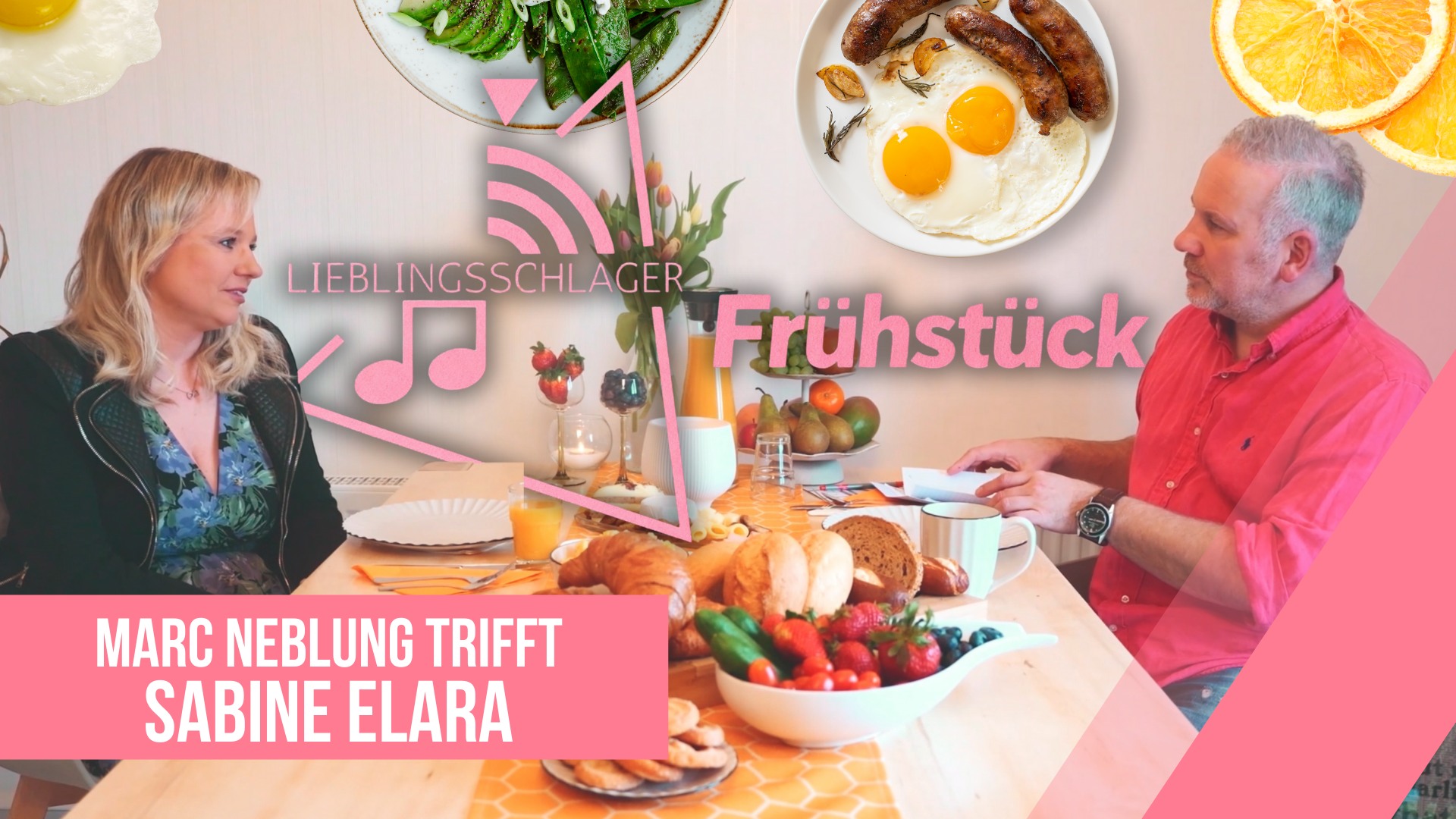 Die neue Folge von „Lieblingsschlager Frühstück“ ist jetzt online! 🥐☕✨ Moderator Marc Neblung begrüßt diesmal die sympathische Sängerin Sabine Elara