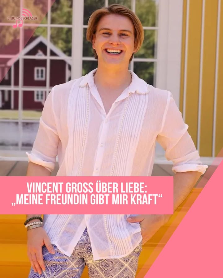 Vincent Gross über Liebe: „Meine Freundin gibt mir Kraft“ Gestern hat der sympathische Schweizer Sänger sein fünftes Studioalbum „Prost“ veröffentlicht.