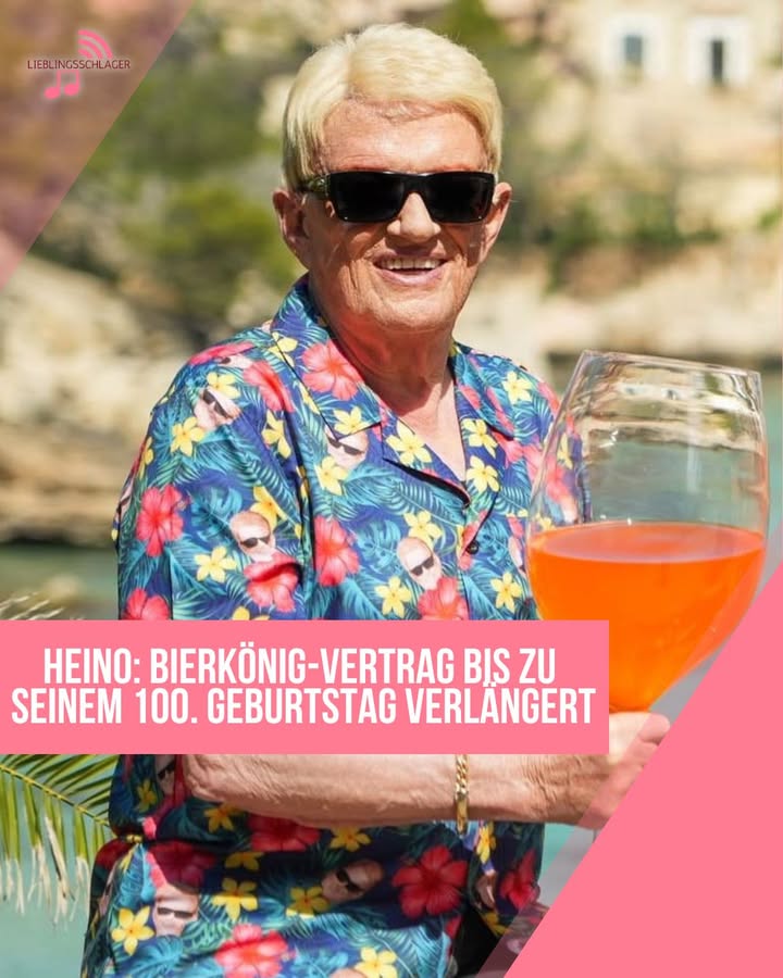 Heino: Bierkönig-Vertrag bis zu seinem 100. Geburtstag verlängert! Der Sänger sorgt auch mit 86 Jahren noch für Partylaune – und