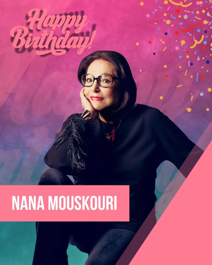 Wir von Lieblingsschlager wünschen Nana Mouskouri alles Gute zum Geburtstag. Sie wird heute 91 Jahre alt. Gratuliert Ihr gerne hier.🎉