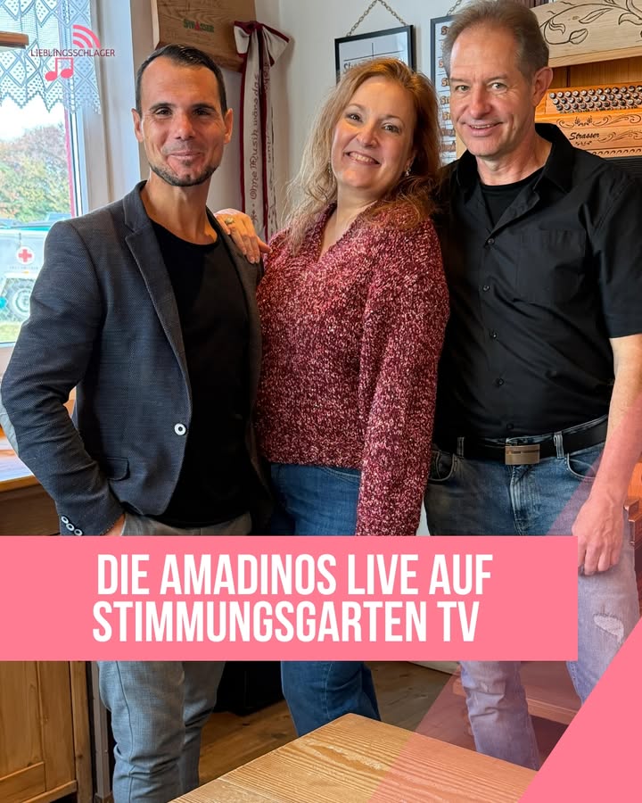 🌟 Die Amadinos im TV – ein besonderer Moment am 22. Oktober in drei Ländern! 🌍 Wenn Leidenschaft, Lebensfreude und