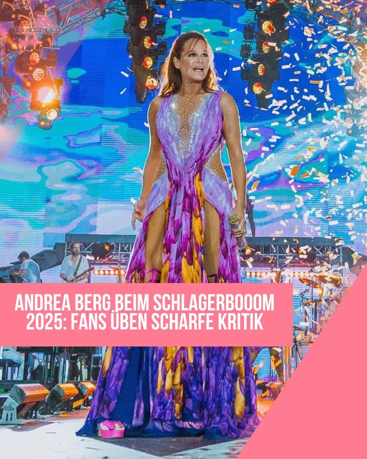 Andrea Berg beim Schlagerbooom 2025: Fans üben scharfe Kritik nach spektakulär angekündigter Show Wenn der Schlagerbooom ruft, ist die Crème