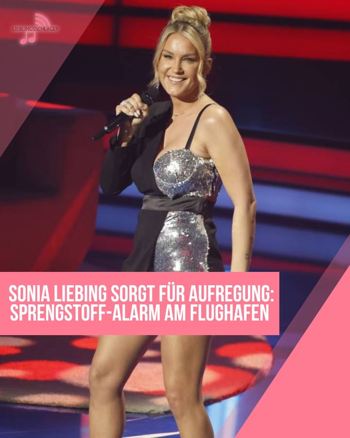 Sprengstoff-Alarm am Flughafen: Schlagersängerin Sonia Liebing sorgt für Aufregung Die Schlagersängerin wollte eigentlich nur entspannt in den Urlaub fliegen –