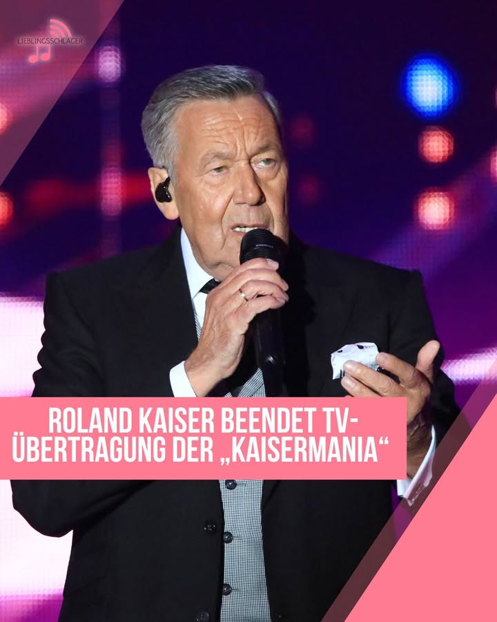 Roland Kaiser beendet TV-Übertragung der „Kaisermania“ – Fans reagieren enttäuscht Der Schlagerstar zieht Konsequenzen aus der anhaltenden Kritik: Die legendären