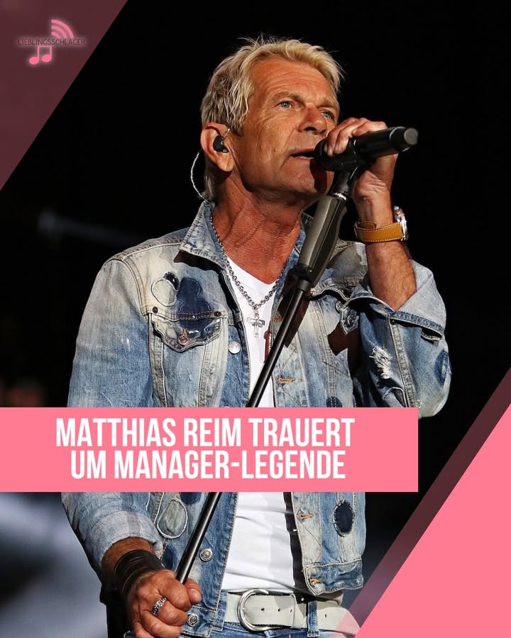 Matthias Reim trauert um Manager-Legende Dieter Weidenfeld: „Dir verdanke ich so viel!“ Der Schlagersänger nimmt emotional Abschied von seinem langjährigen