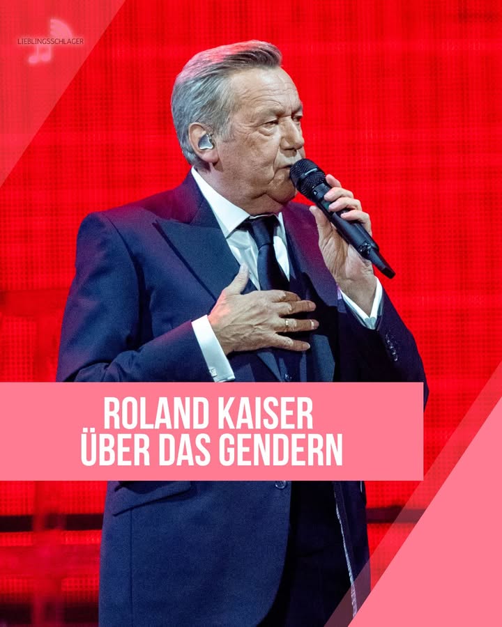 Roland Kaiser über das Gendern: "Ich habe die Veränderung verstanden – aber es fällt mir nicht leicht" Der Schlagersänger hat