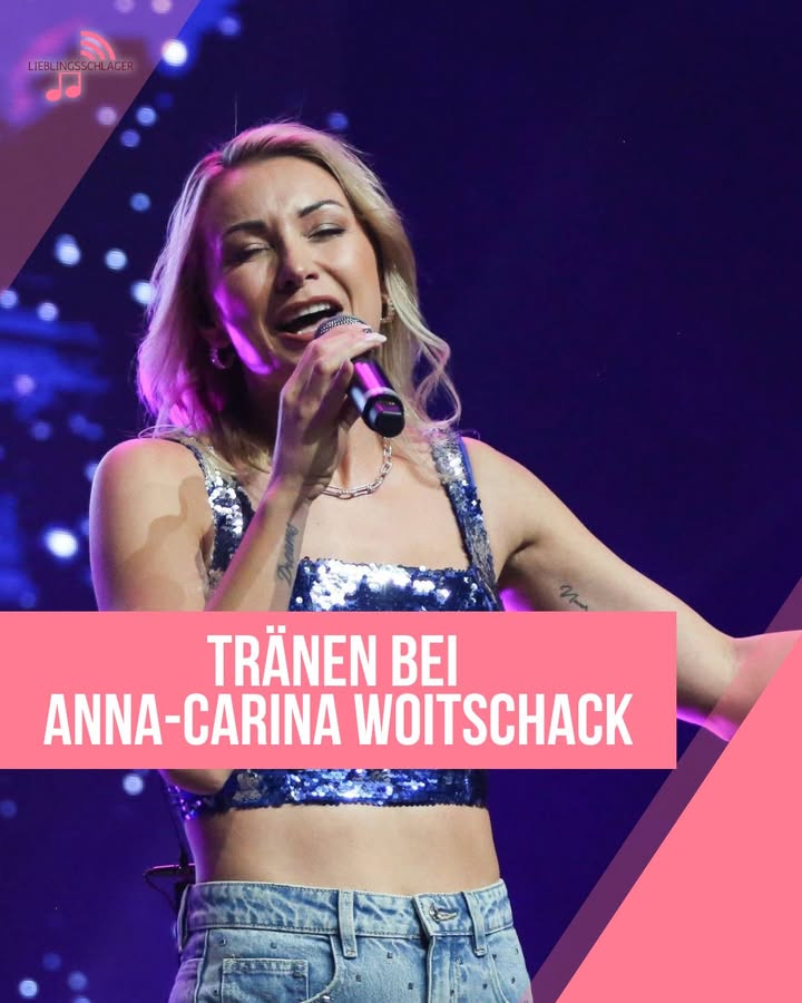 Tränen bei Anna-Carina Woitschack: Emotionaler Überraschungsbesuch ihrer Eltern rührt Fans zu Herzen Beim Solo-Konzert von der Schlagersängerin flossen nicht nur