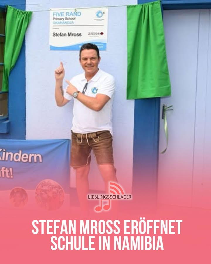 Stefan Mross eröffnet Schule in Namibia Große Emotionen