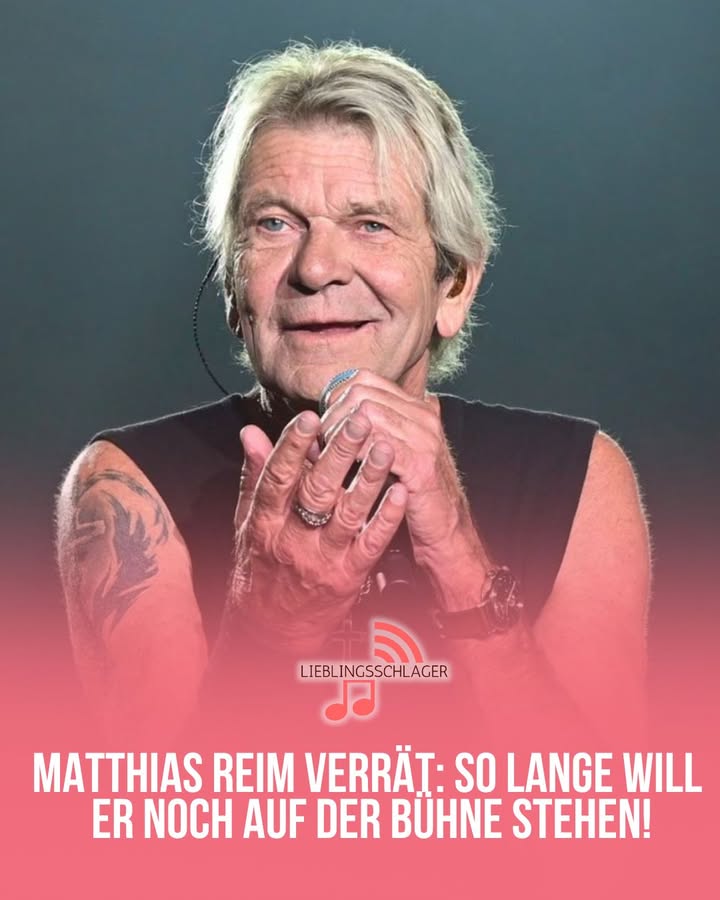 Matthias Reim verrät: So lange will er noch