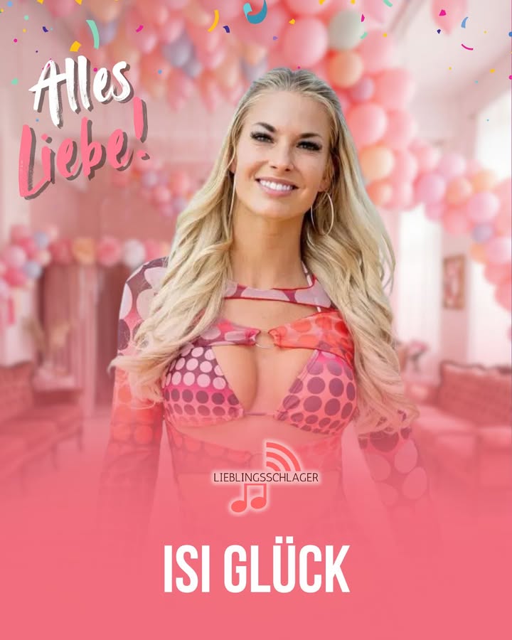 Wir von Lieblingsschlager wünschen Isi Glück alles Gute