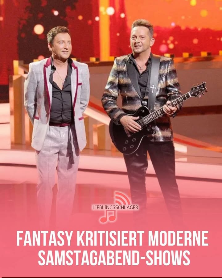 FANTASY KRITISIERT MODERNE SAMSTAGABEND-SHOWS