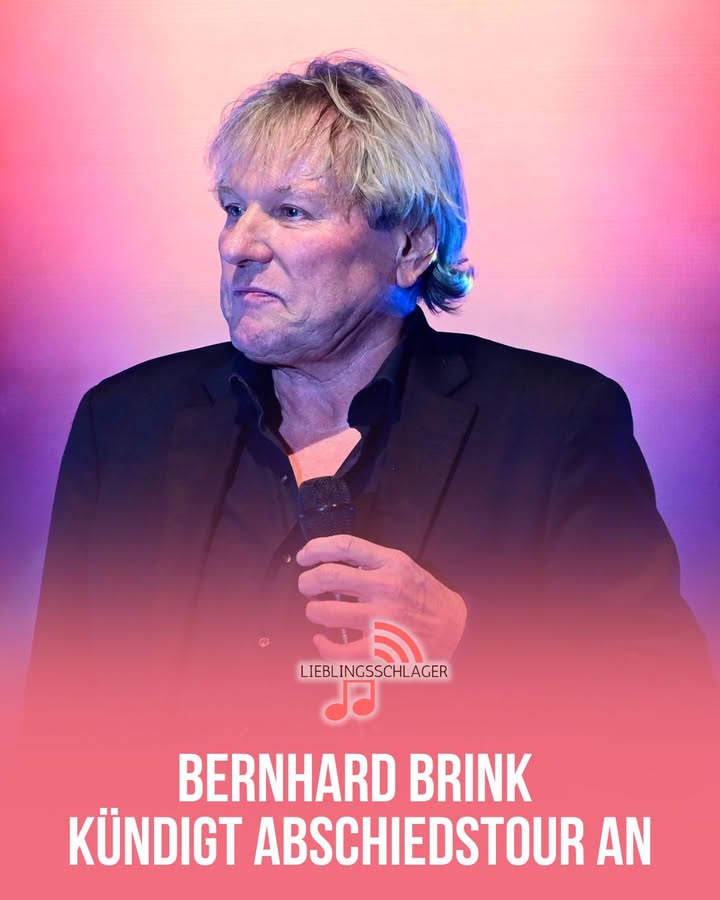 BERNHARD BRINK KÜNDIGT ABSCHIEDSTOUR AN