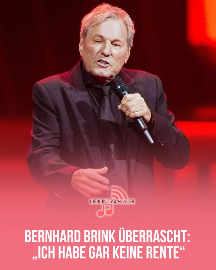 BERNHARD BRINK ÜBERRASCHT: ICH HABE GAR KEINE RENTE“