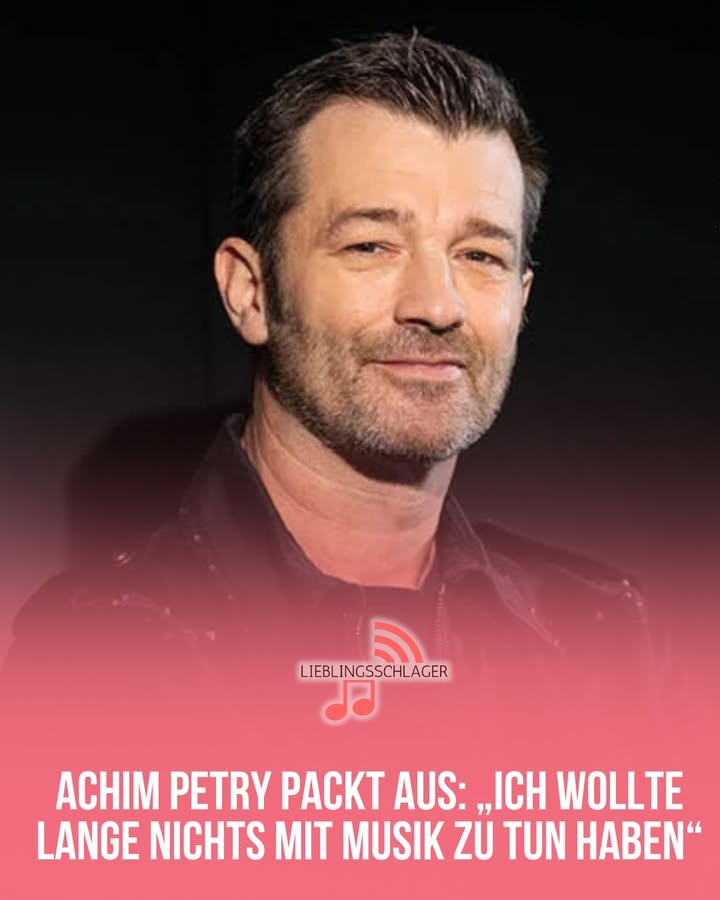 ACHIM PETRY PACKT AUS: ICH WOLLTE LANGE NICHTS MIT MUSIK ZU TUN HABEN“