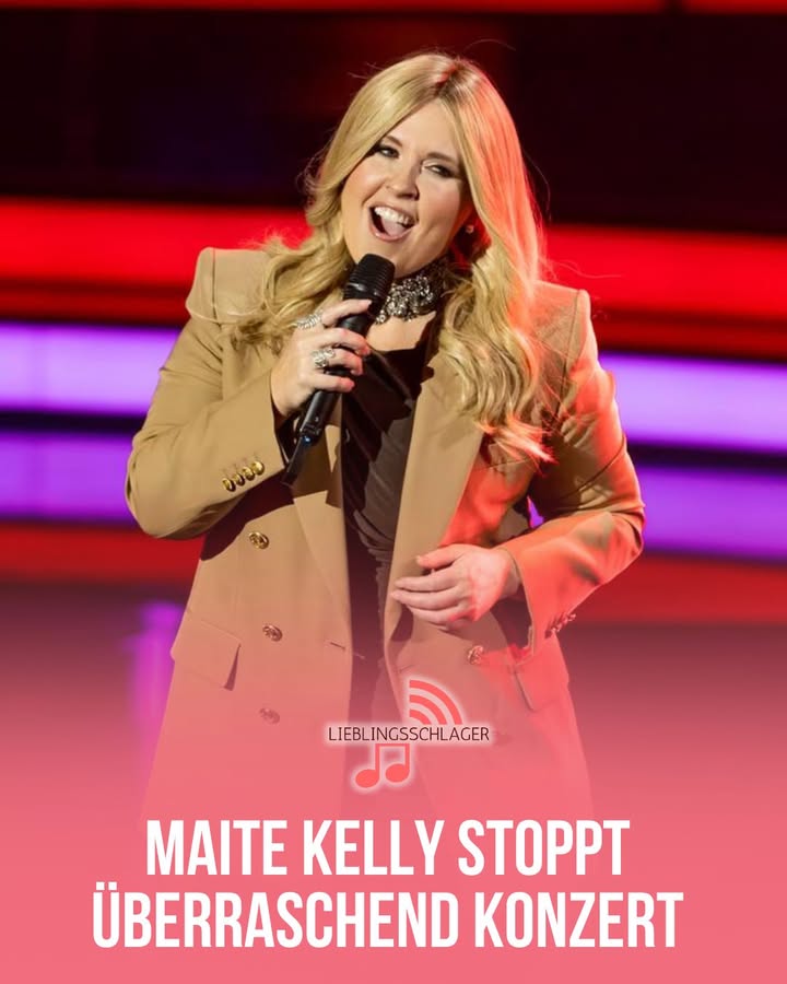 MAITE KELLY STOPPT ÜBERRASCHEND KONZERT