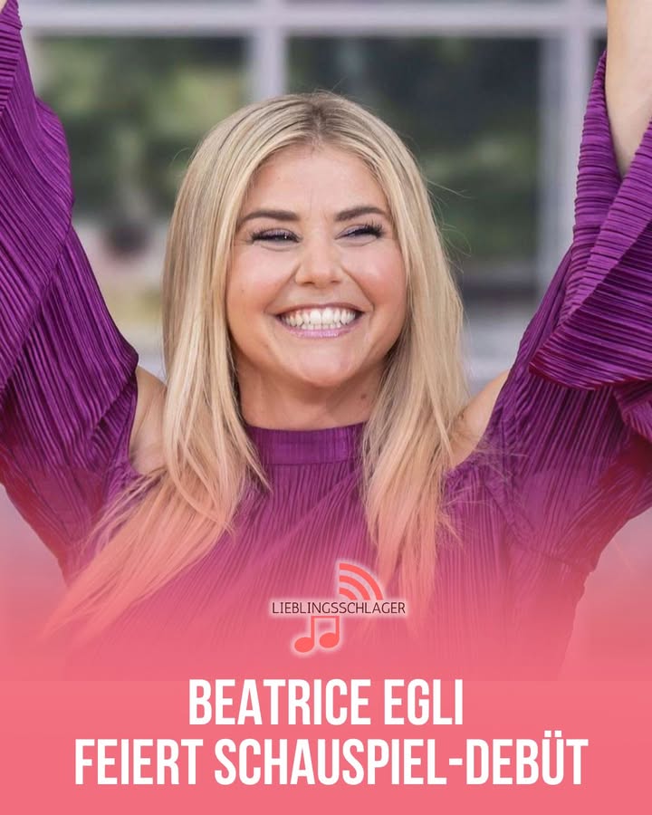 BEATRICE EGLI FEIERT SCHAUSPIEL-DEBÜT