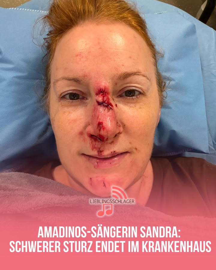 AMADINOS-SÄNGERIN SANDRA: SCHWERER STURZ ENDET IM KRANKENHAUS