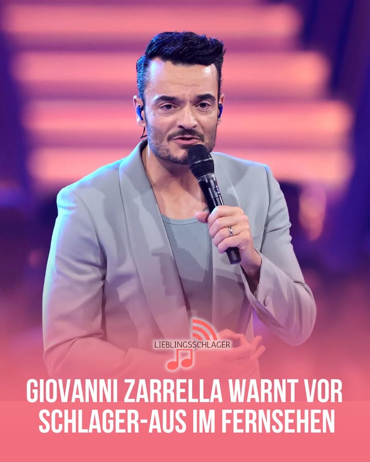 GIOVANNI ZARRELLA WARNT VOR SCHLAGER-AUS IM FERNSEHEN