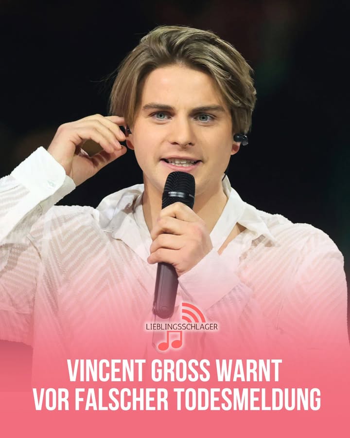 VINCENT GROSS WARNT VOR FALSCHER TODESMELDUNG