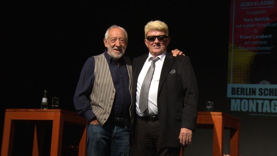 Ein schönes und tolles Wochenende wünschen euch Heino und Dieter Hallervorden.😃