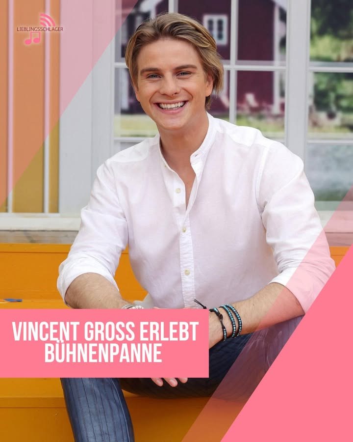 Vincent Gross erlebt Bühnenpanne bei der „Schlagernacht des Jahres“