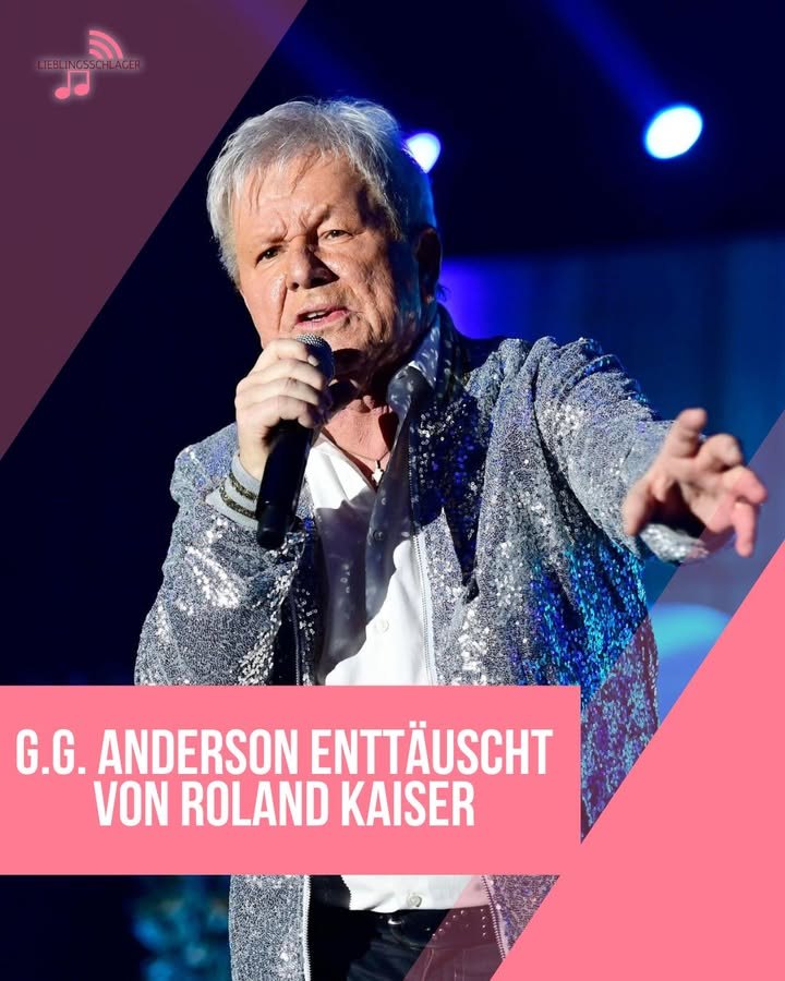 G.G. Anderson enttäuscht von Roland Kaiser – Zerbricht hier eine langjährige Schlagerfreundschaft?