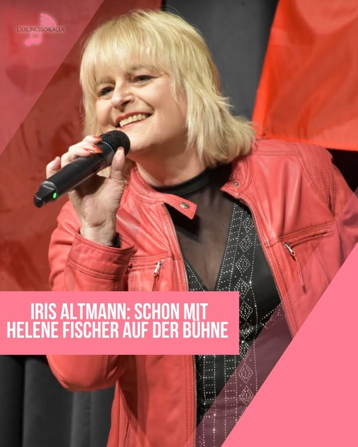 Mit Helene Fischer auf der Bühne – und selbst längst ein Name im Schlager