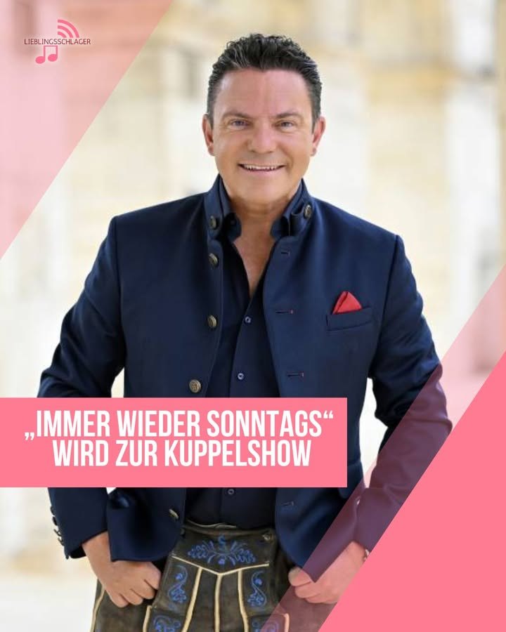 „Immer wieder sonntags“ wird zur Kuppelshow – Stefan Mross bringt Schlager-Singles zusammen!