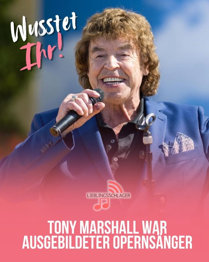 Tony Marshall war ausgebildeter Opernsänger – mit bestandenem Opern-Examen!