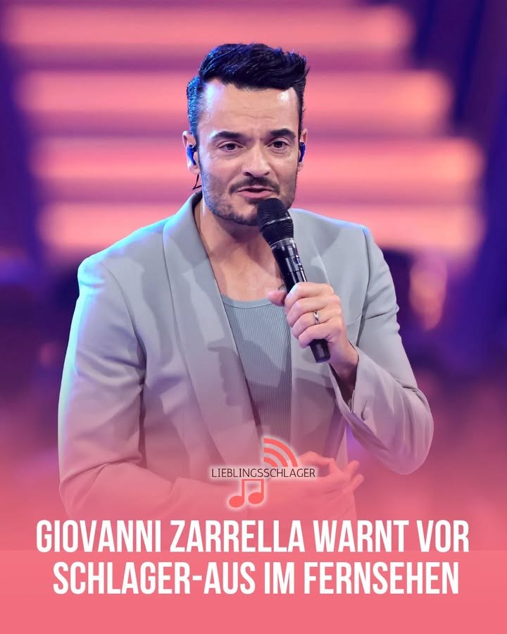 Giovanni Zarrella warnt vor Schlager-Aus im Fernsehen