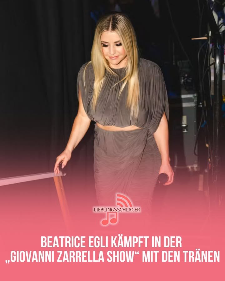 Beatrice Egli kämpft in der „Giovanni Zarrella Show“ mit den Tränen