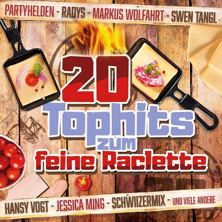 Winterzeit heisst Raclettezeit und hier liefert Charly Bereiter die passende Musik dazu 👌🏼 Der brandneue Sampler „20 Tophits zum feine Racle…