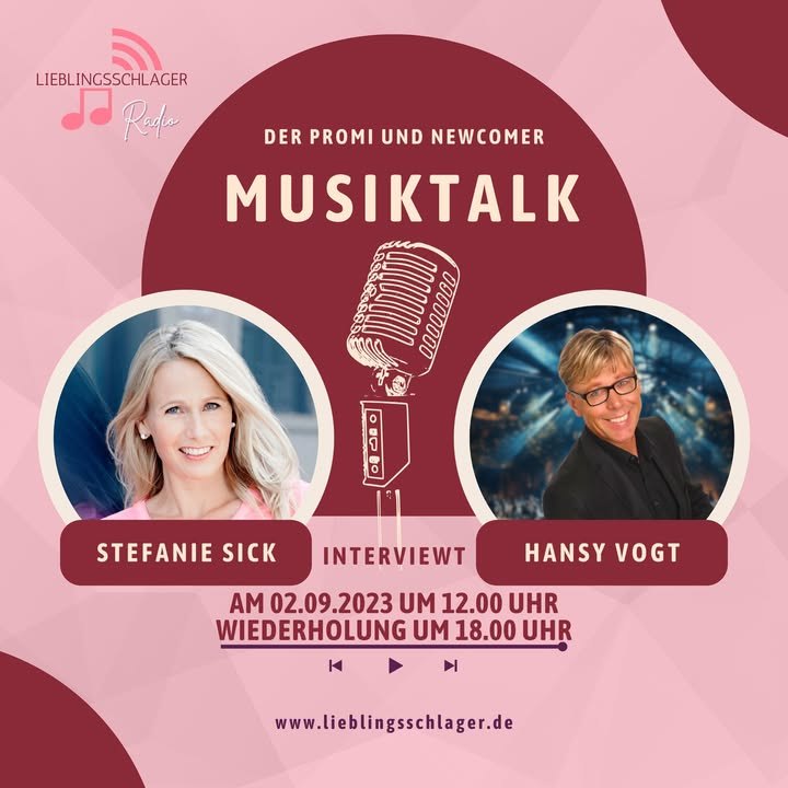 🎙️ Radiointerview mit Hansy Vogt