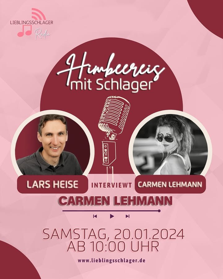 📻 Samstagmorgen bei Lieblingsschlager Radio in der Sendung Himbeereis mit Schlager! 🎶