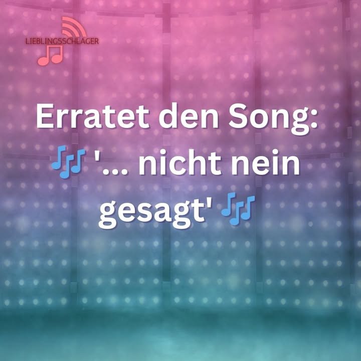 Erratet den Song