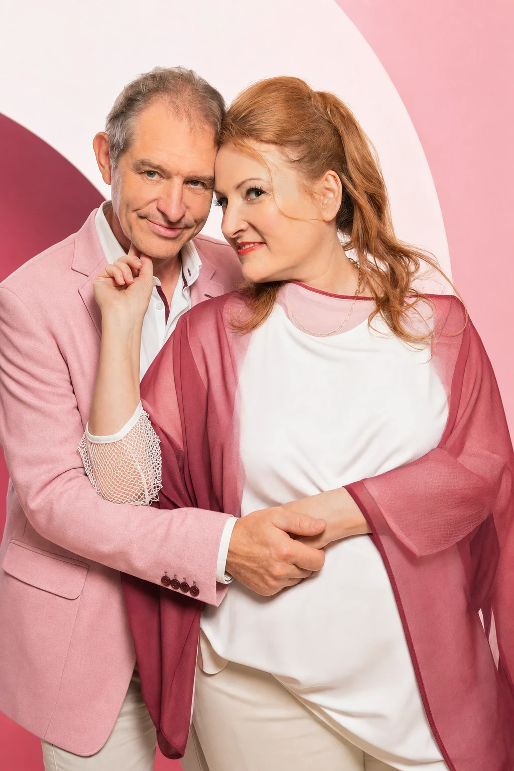 Sandra und Heinz von den Amadinos im gemeinsamen Portrait