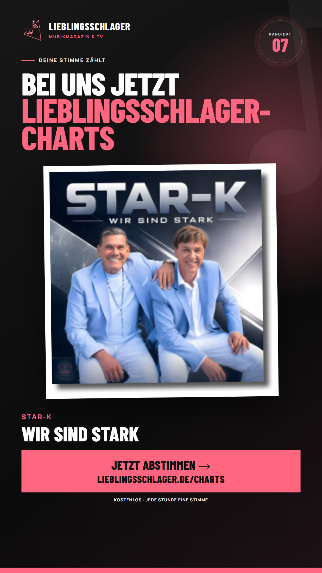 Story-Grafik für Star-K – Wir sind stark